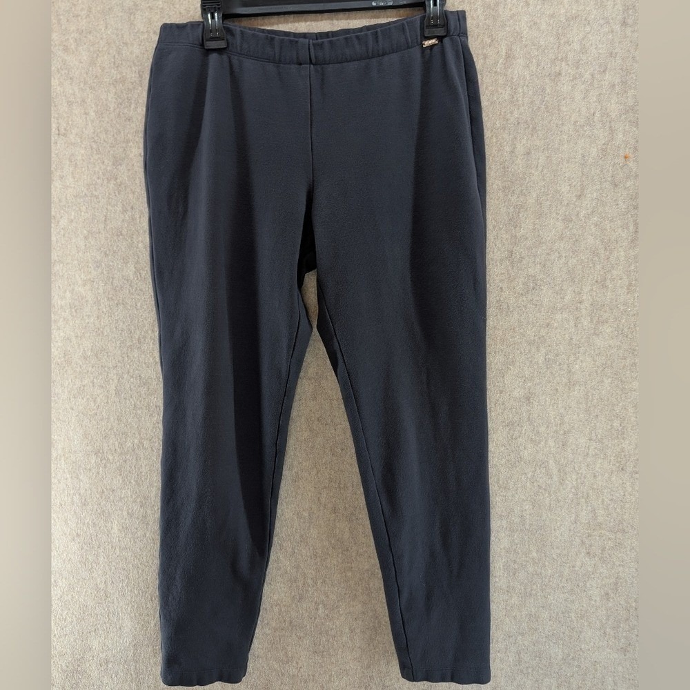 St. John Sport  Ankle Stretch Ponte Pull On Pants  Womens Small, Grey